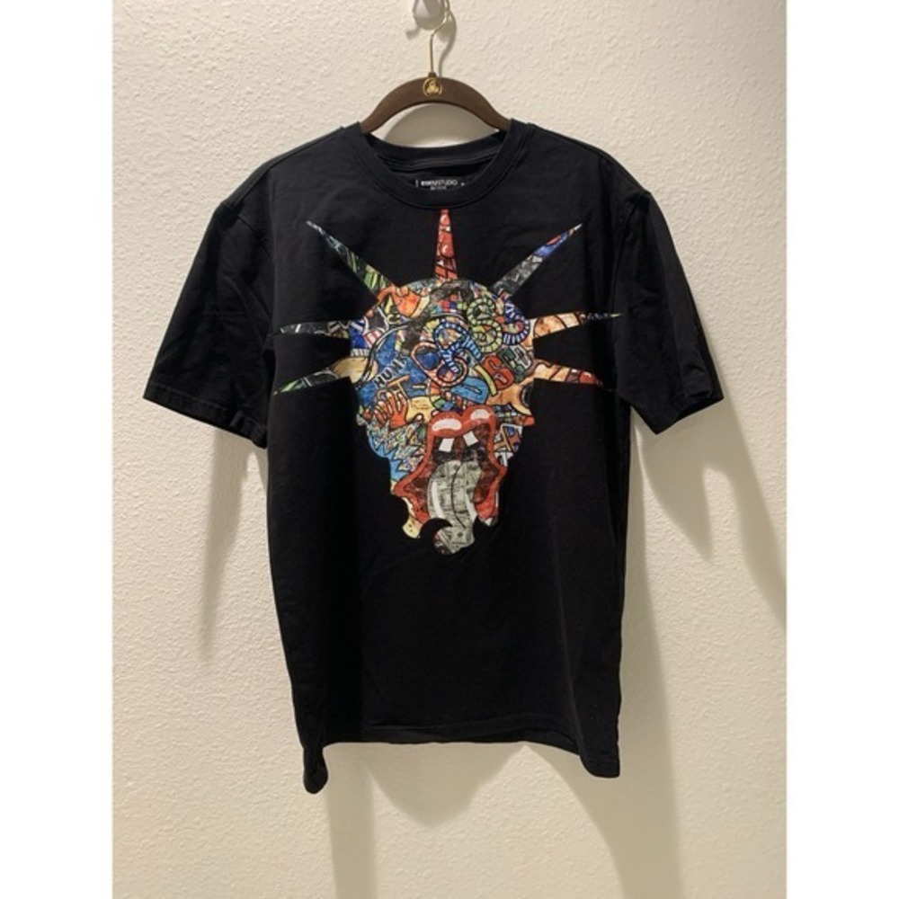 ROKU GHOST WORLD TOUR T-SHIRT BLACK SIZE SMALL